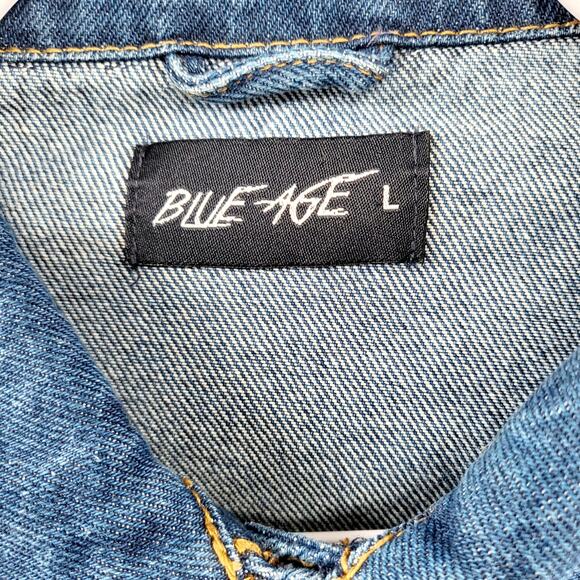 Vtg Selena Quintanilla 1994 36th GRAMMY Awards Night Blue Age Jean Jacket Sz L - Picture 7 of 8